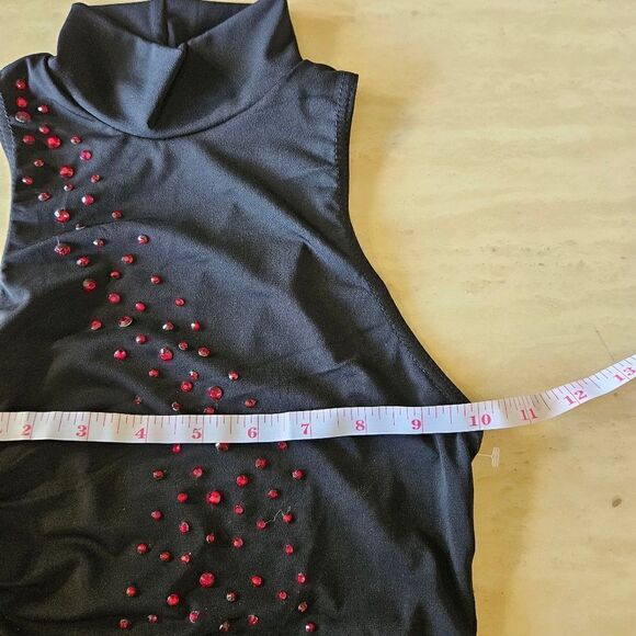 Weissman NWOT child intermediate black lyrical contemporary costume - Picture 3 of 7